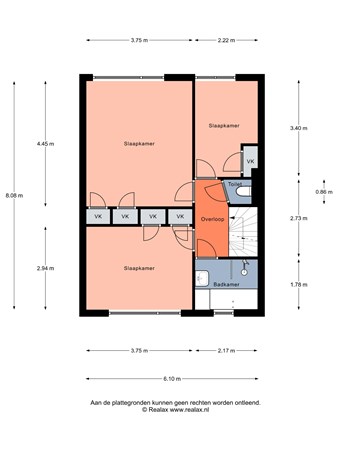 Floorplan - Beatrixlaan 21, 3871 VB Hoevelaken